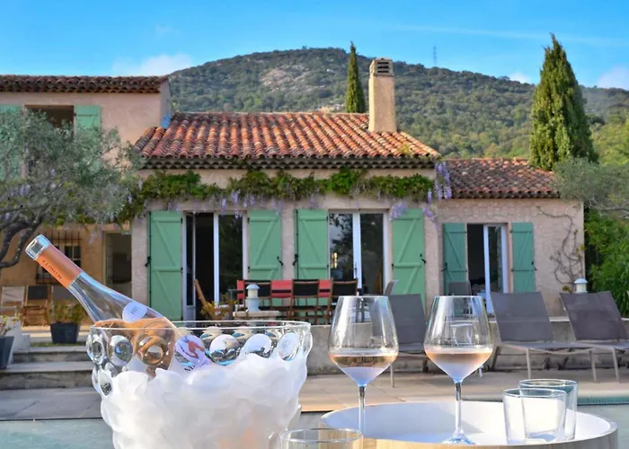 Villa For 10 Pool 5 Suites Grimaud